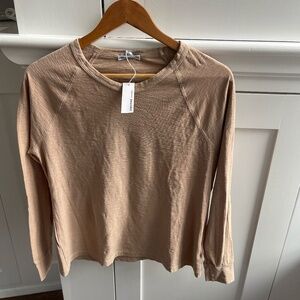 James Perse Women's Jersey Raglan Crew NWT Size 1
